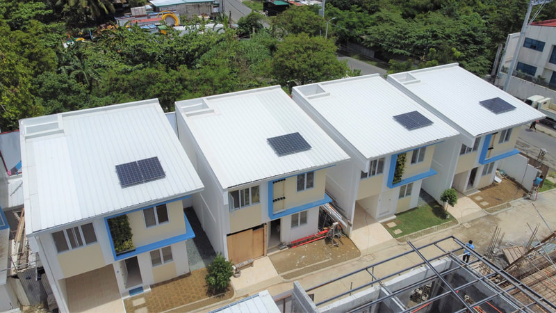BluHomes Gakakan are eco-friendly homes in Amparo Caloocan certified by EDGE as a green building development